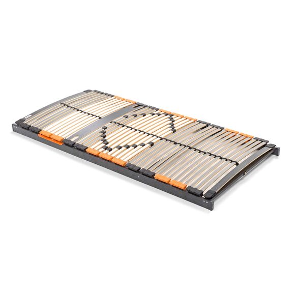 BMM Lattenrost 80x200 cm Premium XXL bis 180 kg geeignet/Fertig montiert/TÜV Zertifiziert/7 Zonen/für alle Matratzen/Höhe 10 cm/Lattenroste produziert in Deutschland
