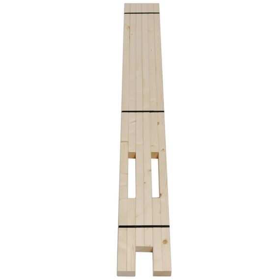 TUGA - Holztech Auflagerrahmen für Rollroste 160 x 190 cm für alle Betten ohne Auflagerrahmen Palettenbett Naturholz Rahmenholz