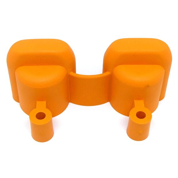 JUSNOVA 10er Paket Spezialkappen orange | OHNE Bolzen | (8 x 35 mm orange) 1067