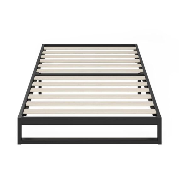 Zinus Trisha Metallbett 90x200 cm - Höhe 18cm mit Unterbettstauraum - BettgestellettgestellBettgestell BettgestellBettgestellBettgestellBettgestellBettgestellmit Latternhost - Schwarz