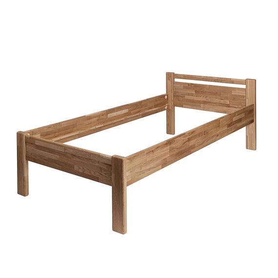 Krok Wood Seniorenbett SiSi aus Massivholz (Eiche, 100 x 200 cm)