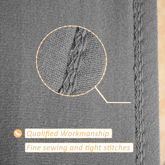 Mrs Awesome Stretch-Jersey-Boxspring-Bezug, Bettvolant-Alternative, ultraweich und knitterarm, Queen/Queen XL, Hellgrau