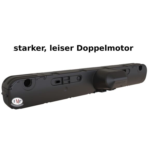 FMP Matratzenmanufaktur 7 Zonen Lattenrost Rhodos® EL | Kopf- und Fußteil elektrisch verstellbar | fertig montiert | 44 Leisten | Notabsenkung | TÜV Rheinland GS | Mittelgurt | Funk | 80x200 cm