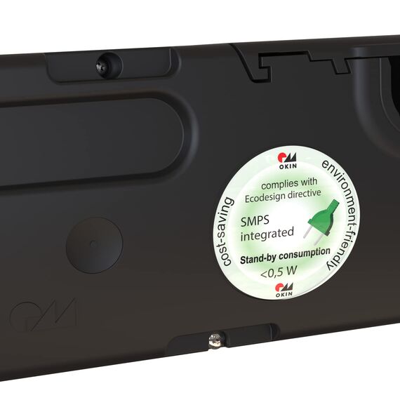 FMP Matratzenmanufaktur 7 Zonen Lattenrost Rhodos® EL | Kopf- und Fußteil elektrisch verstellbar | fertig montiert | 44 Leisten | Notabsenkung | TÜV Rheinland GS | Mittelgurt | 80x190 cm