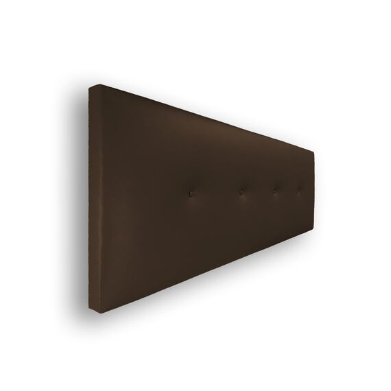 Silcar Home - Silvi Polsterkopfteil - Elegantes modernes Design, Einfacher Aufbau, Hoher Komfort - Schokolade, 145 cm, Kunstleder