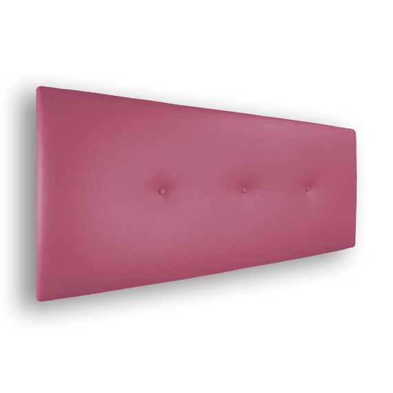 Silcar Home - Silvi Polsterkopfteil - Elegantes modernes Design, Einfacher Aufbau, Hoher Komfort - Fuchsia, 115 cm, Kunstleder