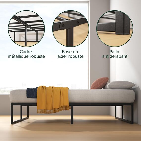 Zinus Lorelei Platforma Bed Frame 35,6 cm