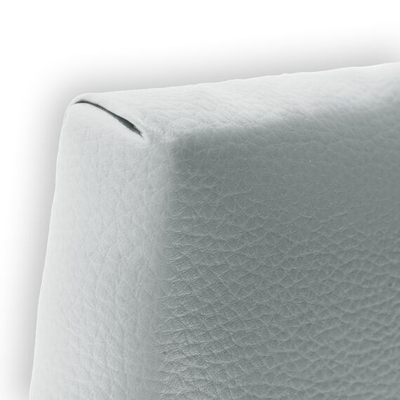 Silcar Home - Silvi Polsterkopfteil - Elegantes modernes Design, Einfacher Aufbau, Hoher Komfort - Grau, 90 cm, Kunstleder