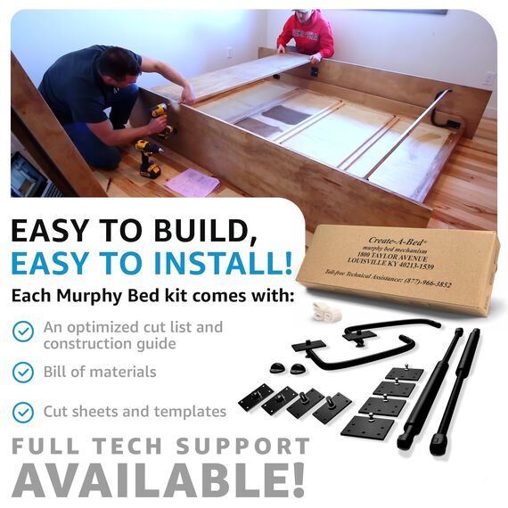 Murphy Queen-Size-Bett-Kit, vertikal