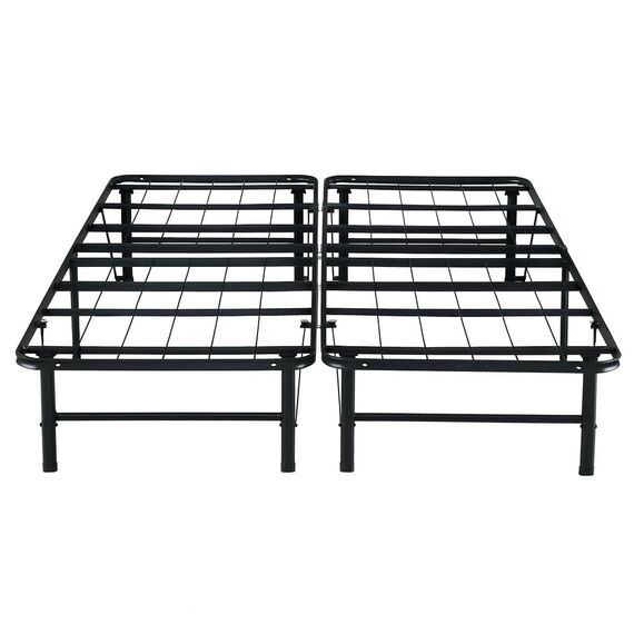 Naomi Home Idealbase Schwerlastbett, geräuschfrei, 35,6 cm, Queen/Schwarz