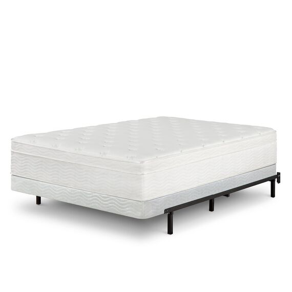 Zinus Armita 5 Inch Low Profile Smart Box Spring/Mattress Foundation/Strong Steel Structure/Easy Assembly Required, Queen