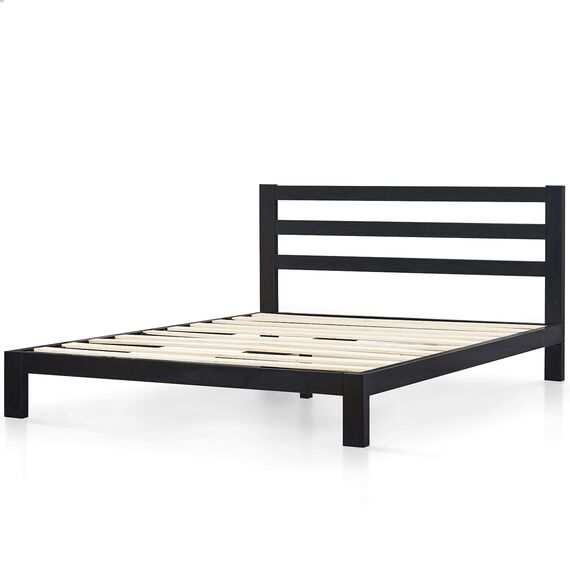 Zinus Arnav Modern Studio 10 Inch Platform 2000H Metal Bed Frame/Mattress Foundation/Wooden Slat Support/with Headboard/Good Design Award Winner, Queen