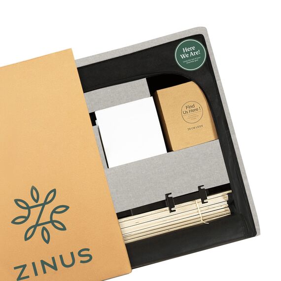 Zinus Shalini Upholstered Diamond Stitched Platform Bed/Mattress Foundation/Easy Assembly/Strong Wood Slat Support/Sage Grey, Queen