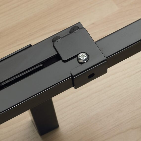 Zinus Compack Verstellbares Bettgestell aus Metall, 17,8 cm Stützbettgestell für Boxspring- und Matratzenset, Twin/Full/Queen, Schwarz