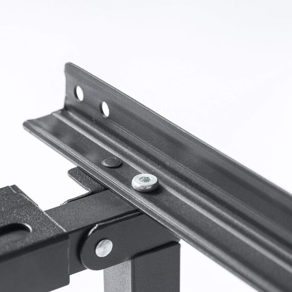Zinus Compack Verstellbares Bettgestell aus Metall, 17,8 cm Stützbettgestell für Boxspring- und Matratzenset, Twin/Full/Queen, Schwarz
