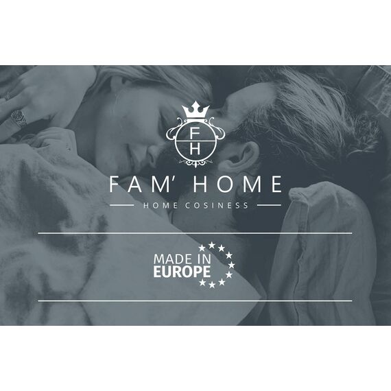 FAM Home Matratzenschoner 160x200cm I Matratzenauflage Atmungsaktiv Praktisch Langlebig Matratzenschutz Hygienische Rundumbezug Optimaler Anti-milben Bezug I Baumwolle - Polyester