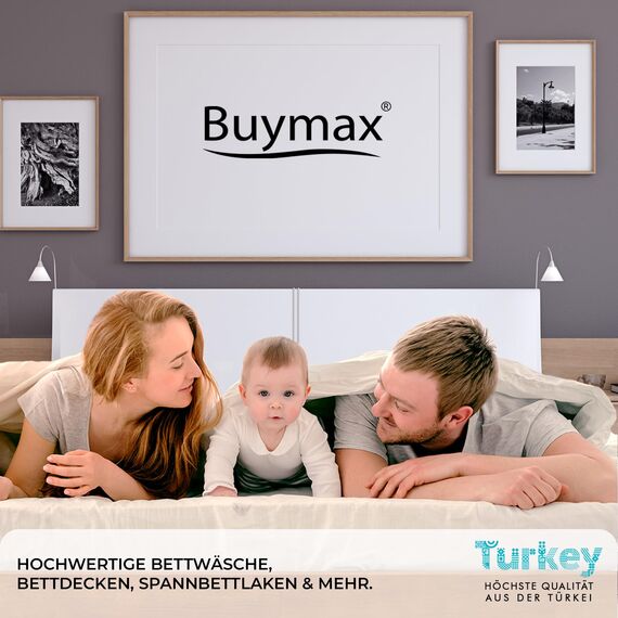 Buymax® Matratzenschoner 160x200cm wasserdicht als 2er Set - Oeko-Tex zertifizierte Inkontinenzauflage waschbar Matratzenauflage Matratzenschutz Inkontinenzunterlage Nässeschutz 160x200 cm