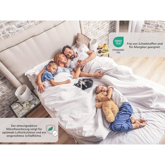 Träumegut24 - ergonomische 7-Zonen Matratze 120x200 cm | Größe + Höhe wählbar | Härtegrad H2&H3 | Kaltschaummatratze | Hautfreundlicher Bezug | Oeko-TEX® | (120 x 200 cm, 11 cm)