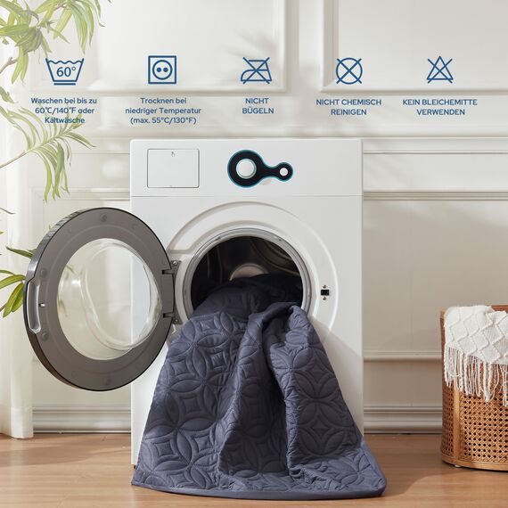 BEDLORE Matratzenschoner 90 x 200 cm, wasserdichte Matratzenauflage, geräuschloser Matratzenbezug mit tiefer Tasche – weich, atmungsaktiv und komfortabel (Blau)