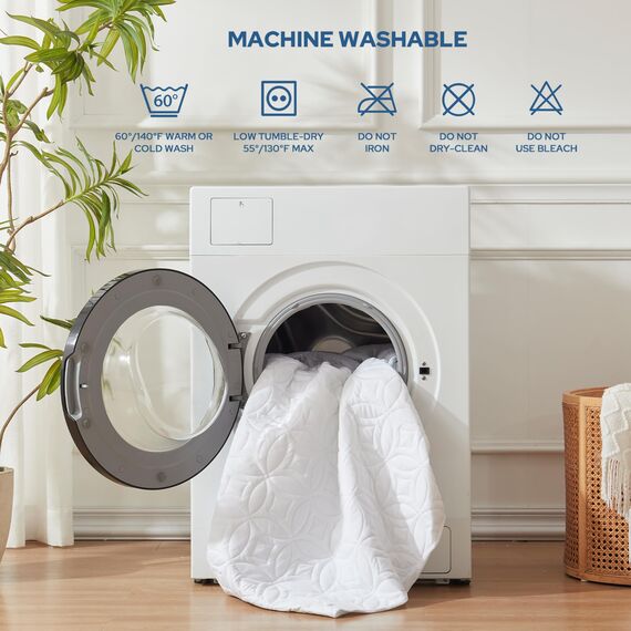 BEDLORE Matratzenschoner 90 x 200, wasserdichte Matratzenauflage mit 30 cm tiefem Taschenformat, weicher atmungsaktiver Matratzenbezug, waschbar für Zuhause, Schlafzimmer (Weiß)