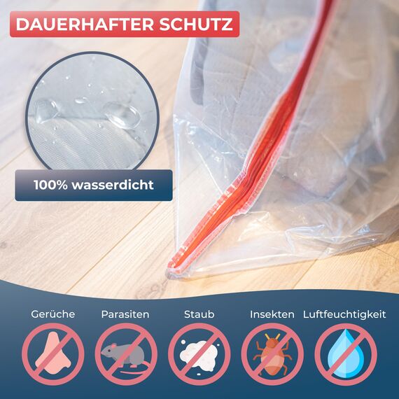 WRAPPYBAG – Schutzhülle aus Kunststoff für Matratzen – 5 Größen erhältlich – wasserdichte und reißfeste Aufbewahrungstasche – Für Umzug, Lagerung & Transport (200 x 200)