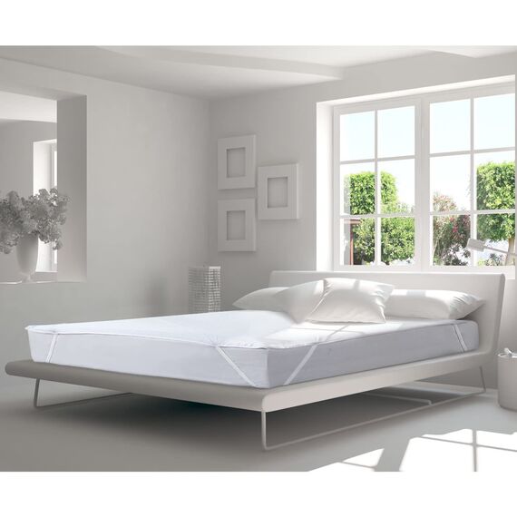 Bedecor Matratzenschoner Wasserdicht Wasserundurchlässige Matratzenauflage Baumwolle 135x190 cm