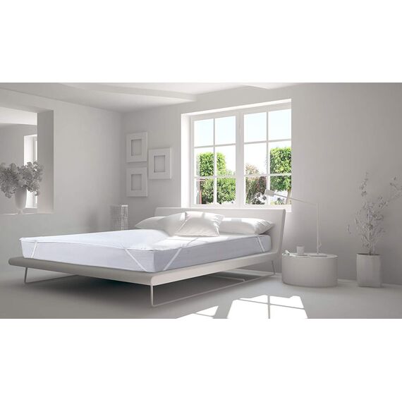 Bedecor Matratzenschoner Wasserdicht Wasserundurchlässige Matratzenauflage Baumwolle 60x120 cm