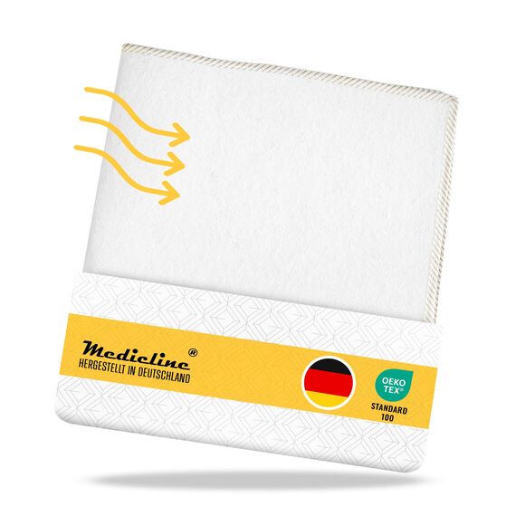 Medicline Matratzenschoner Filzschoner Wolle, Kunstfaser 90x190 cm