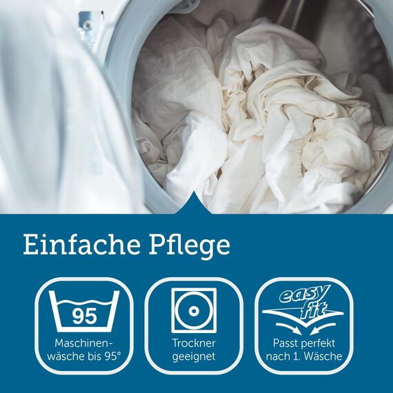 SETEX – Molton Matratzenschoner 200 x 220 cm naturfarben – Matratzenauflage für Bettmatratzen 15-22cm Höhe – Matratzenschutz Fixspannauflage mit Eckgummis – Standard 100 by Oeko-TEX