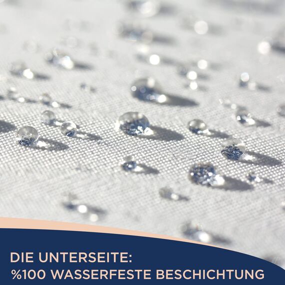LIVESSA wasserdichter Kissenbezug 40x60 cm (2er Pack) kombinierbar mit Matratzen-Schutzhülen - Kissenschoner mit Reißverschluss, Pillow Protector, %100 Baumwolle Oberfläche