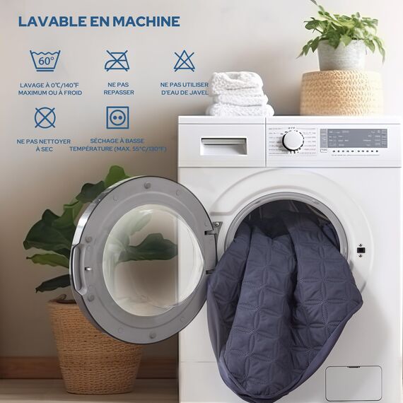 BEDLORE Matratzenschoner 90 x 190 cm, wasserdichte Matratzenauflage, geräuschloser Matratzenbezug mit tiefer Tasche – weich, atmungsaktiv und komfortabel (Blau)