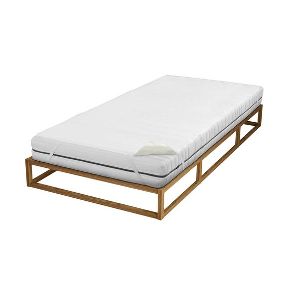 biberna Sleep & Protect 0808315 Matratzenauflage Molton (blut-, urin- und wasserundurchlässig), empfehlenswert für Allergiker 1x 80x200 cm weiß