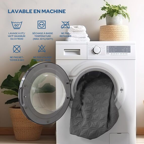 BEDLORE Matratzenschoner 90 x 190 cm, wasserdichte Matratzenauflage, geräuschloser Matratzenbezug mit tiefer Tasche – weich, atmungsaktiv und komfortabel (Grau)