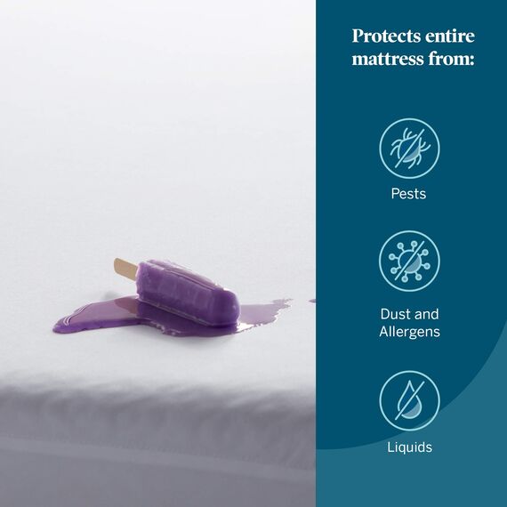 Lucid Matratzenschoner – komplett umhüllt Matratze für wasserfest, allergenfest, Bettwanzenschutz, 15 Jahre Garantie, Textil, King Pillow Protector Set (2)