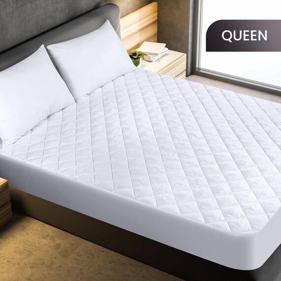 Utopia Bedding Gesteppte Matratzenauflage (Queen-Size), Matratzenbezug dehnbar bis 40,6 cm Höhe