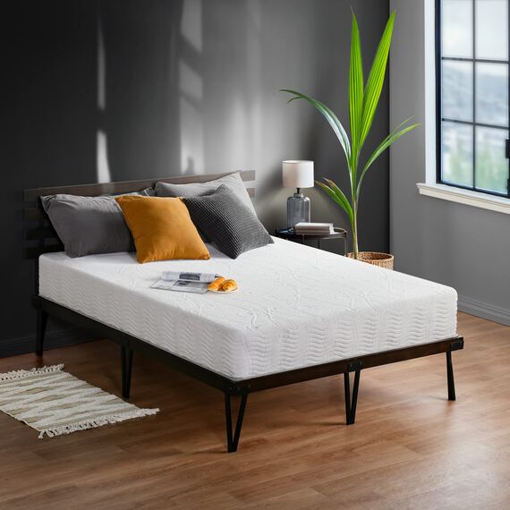 Olee sleep 25cm Hybridschaum-Matratze / Kaltgelschaum / Federkernmatratze / Taschenfederkernmatratze / Öko-Tex / CertiPUR-US / Komfortable Matratze / Rollmatratze / 3 Schichten / 140 x 200cm / Weiß