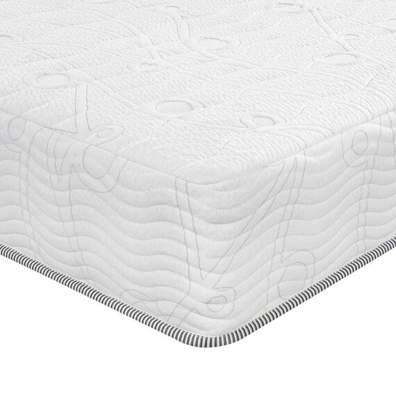 Olee sleep 25cm Hybridschaum-Matratze / Kaltgelschaum / Federkernmatratze / Taschenfederkernmatratze / Öko-Tex / CertiPUR-US / Komfortable Matratze / Rollmatratze / 3 Schichten / 90 x 200cm / Weiß