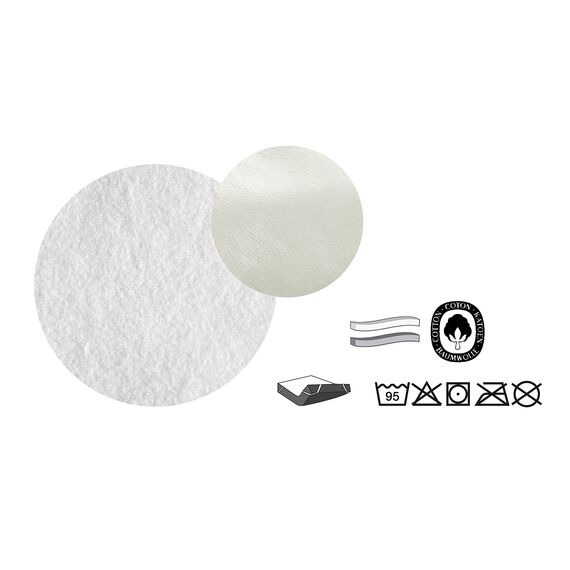 biberna Sleep & Protect 0808315 Matratzenauflage Molton (blut-, urin- und wasserundurchlässig), empfehlenswert für Allergiker 1x 70x140 cm weiß