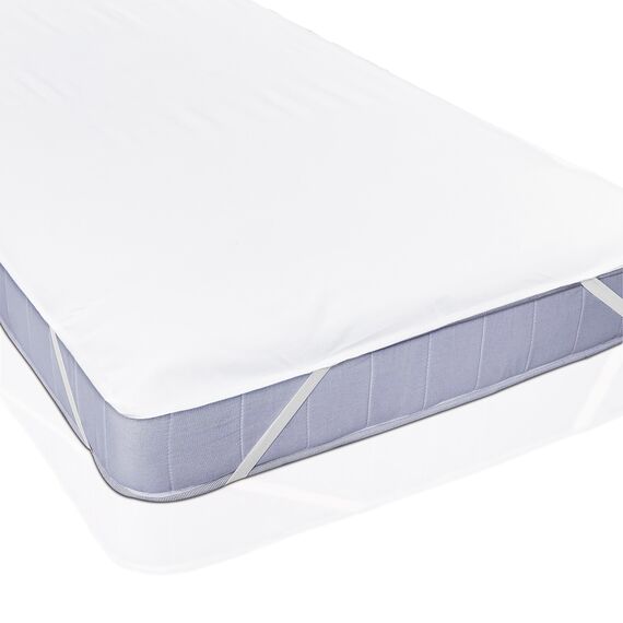 Lumaland 2X wasserdichte Matratzenauflage aus Flanell 70 cm x 140 cm | Öko-Tex Zertifiziert, Oberfläche aus 100% Baumwolle | Wasserundurchlässiger & atmungsaktiver Matratzenschoner