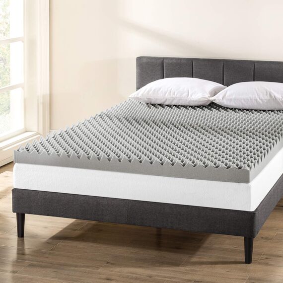 Best Price Mattress Mellow Matratzenauflage aus Memory-Schaum mit Infusion, 10,2 cm, Queen-Size-Bett
