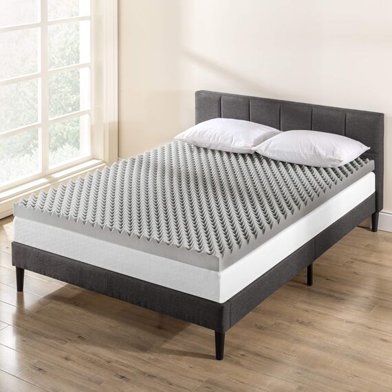 Best Price Mattress Mellow Matratzenauflage aus Memory-Schaum mit Infusion, 10,2 cm, Queen-Size-Bett