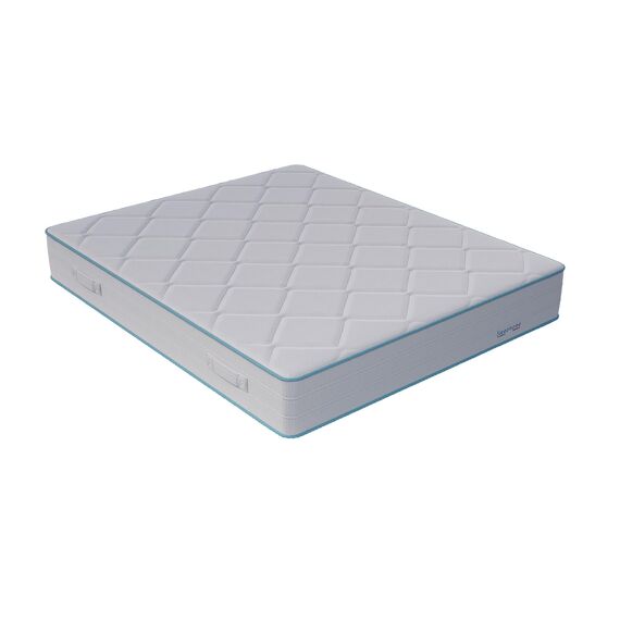 Sleephome Vanille Plus 20 cm, echte Matratze, 120 x 190 cm, hergestellt in Italien, hypoallergen und antibakteriell, ergonomisch und orthopädisch, atmungsaktiv