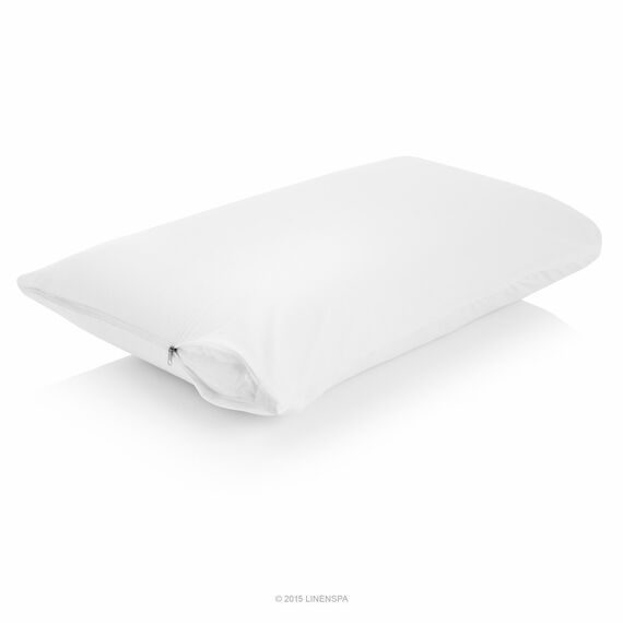 LinenSpa Matratzenschoner aus glattem Stoff, 100% wasserdicht, hypoallergen, nur Oberflächen-Schutz, Vinylfrei