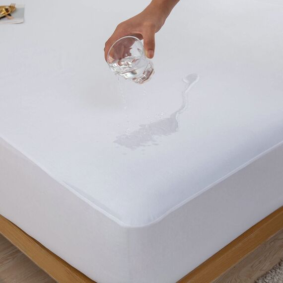 Kingnex Split King Matratzenschoner für verstellbare Betten, wasserdicht, Matratzenschutzbezug