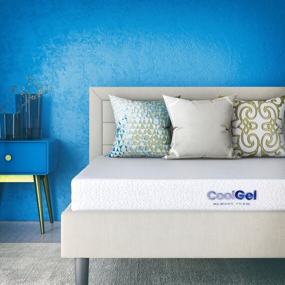 Classic Brands Cool Gel Memory Foam 6-Inch Mattress | CertiPUR-US Certified | Bed-in-a-Box, Twin