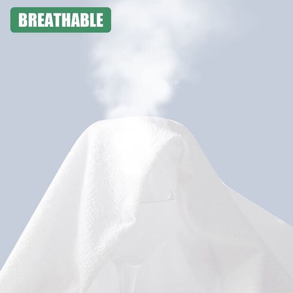 California King Matratzenschoner, wasserdicht, hypoallergen, Frottee-Matratzenbezug, atmungsaktiv, geräuschlos, kühlend und maschinenwaschbar, mit 53,3 cm tiefer Tasche, vinylfrei