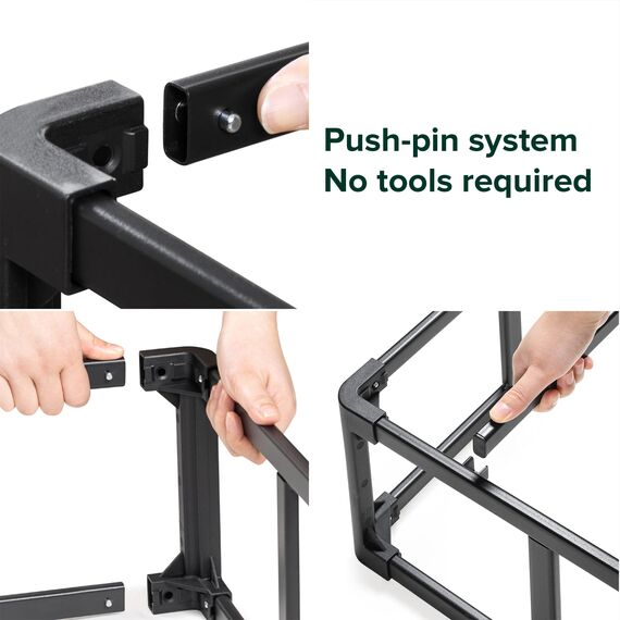 ZINUS 22,9 cm Vollmetall Smart Boxspring mit Schnellaufbau, Matratzenfundament, starker Metallrahmen, einfache Montage