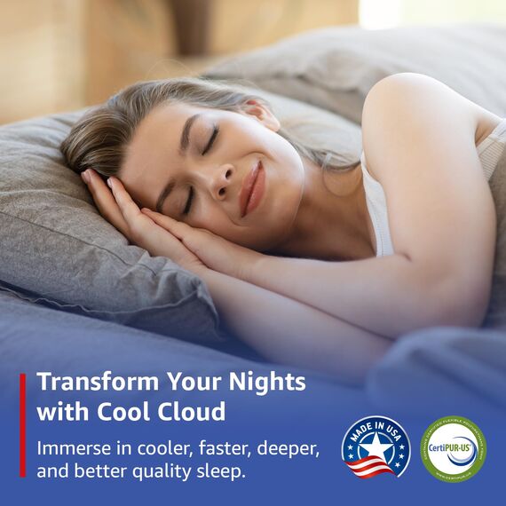 Classic Brands 4.5-Inch Memory Foam Replacement Mattress for Sleeper Sofa Bed, Full