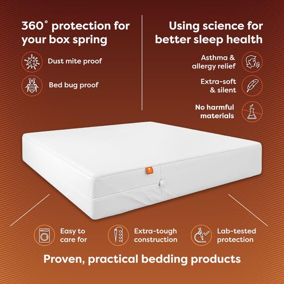 hospitology Sleep Defense System Bettwanzen Proof Box Spring umgreifung, Twin
