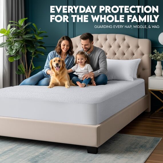 Utopia Bedding Matratzenschoner Wasserdicht, Viskose, Öko-Tex Zertifiziert, Spannbetttuch, Matratzenbezug, Atmungsaktiv, Rundum elastisch